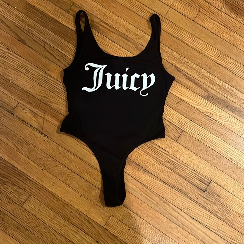 Juicy culture black bodysuit